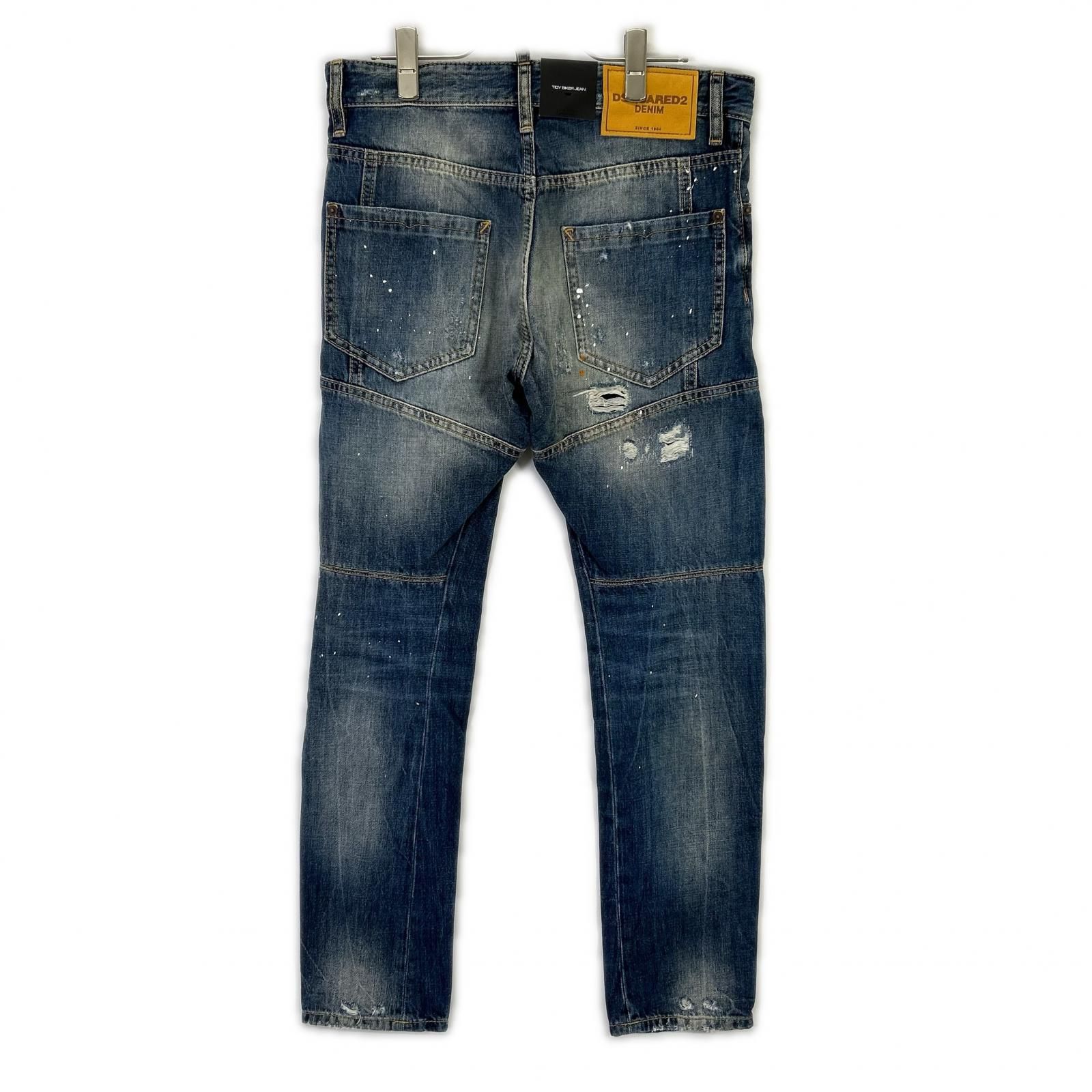 デニム/ジーンズ DSQUARED2 ディースクエアード Tidy biker Jean 44