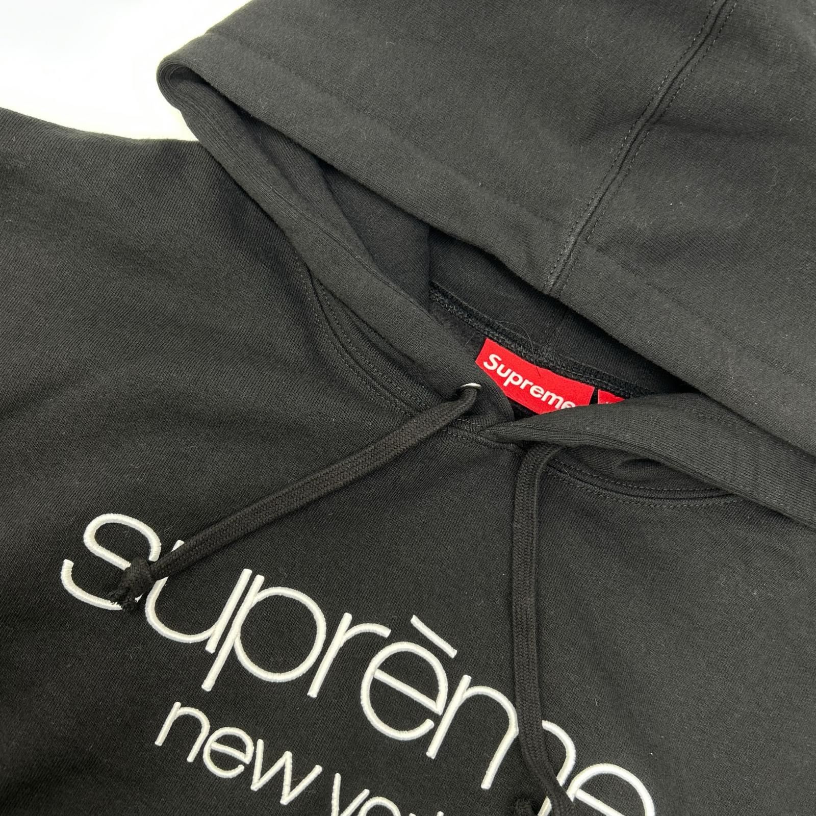 Supreme シュプリーム 26SS ブラック Classic Logo Hooded Sweatshirt 