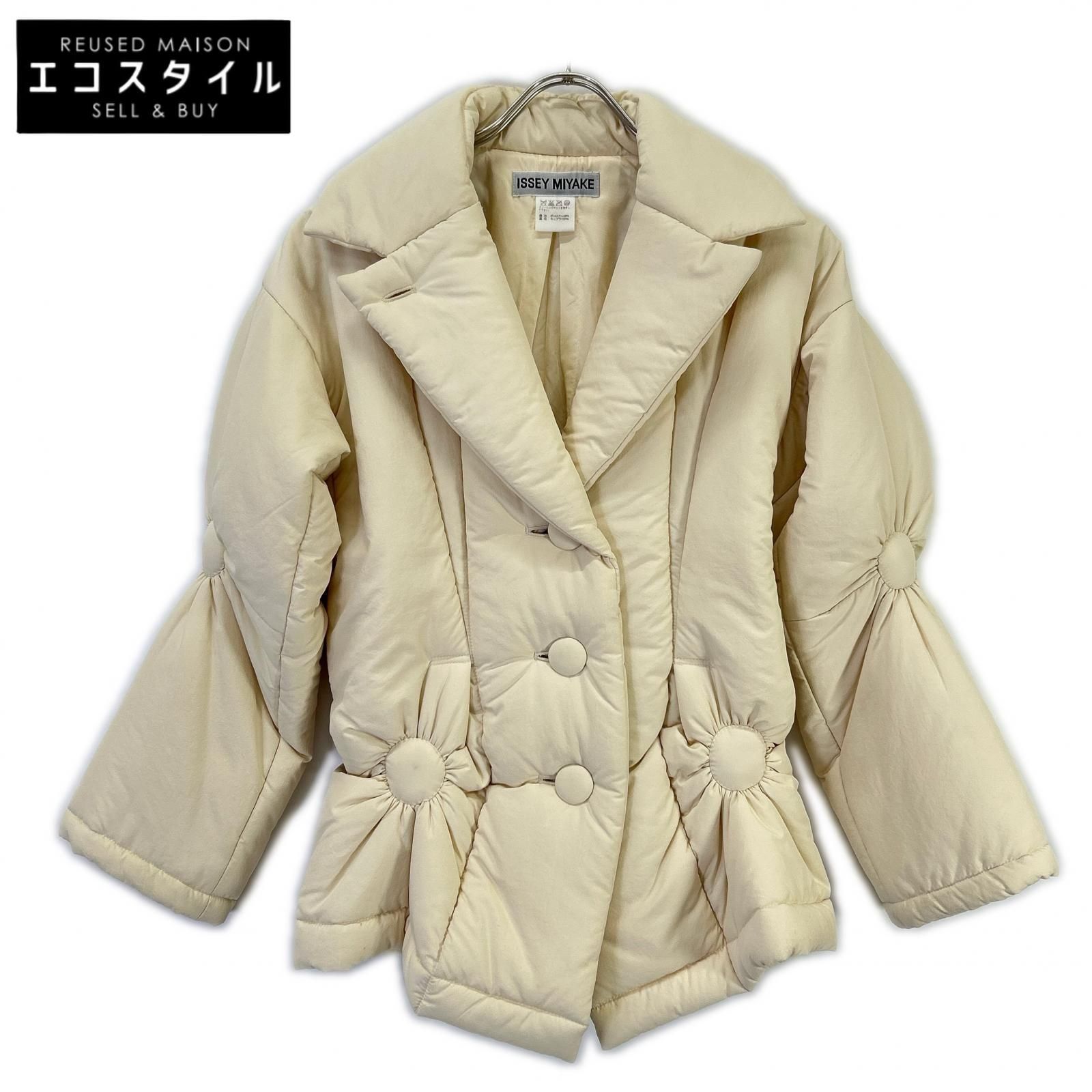 ISSEY MIYAKE イッセイミヤケ 白 ジャケット 変形デザイン