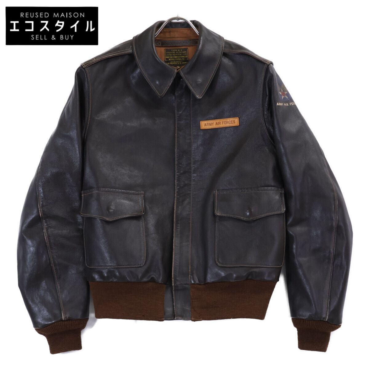 BUZZ RICKSON'S　バズリクソンズ　BR80212 ホースハイド A-2 フライトジャケット　38