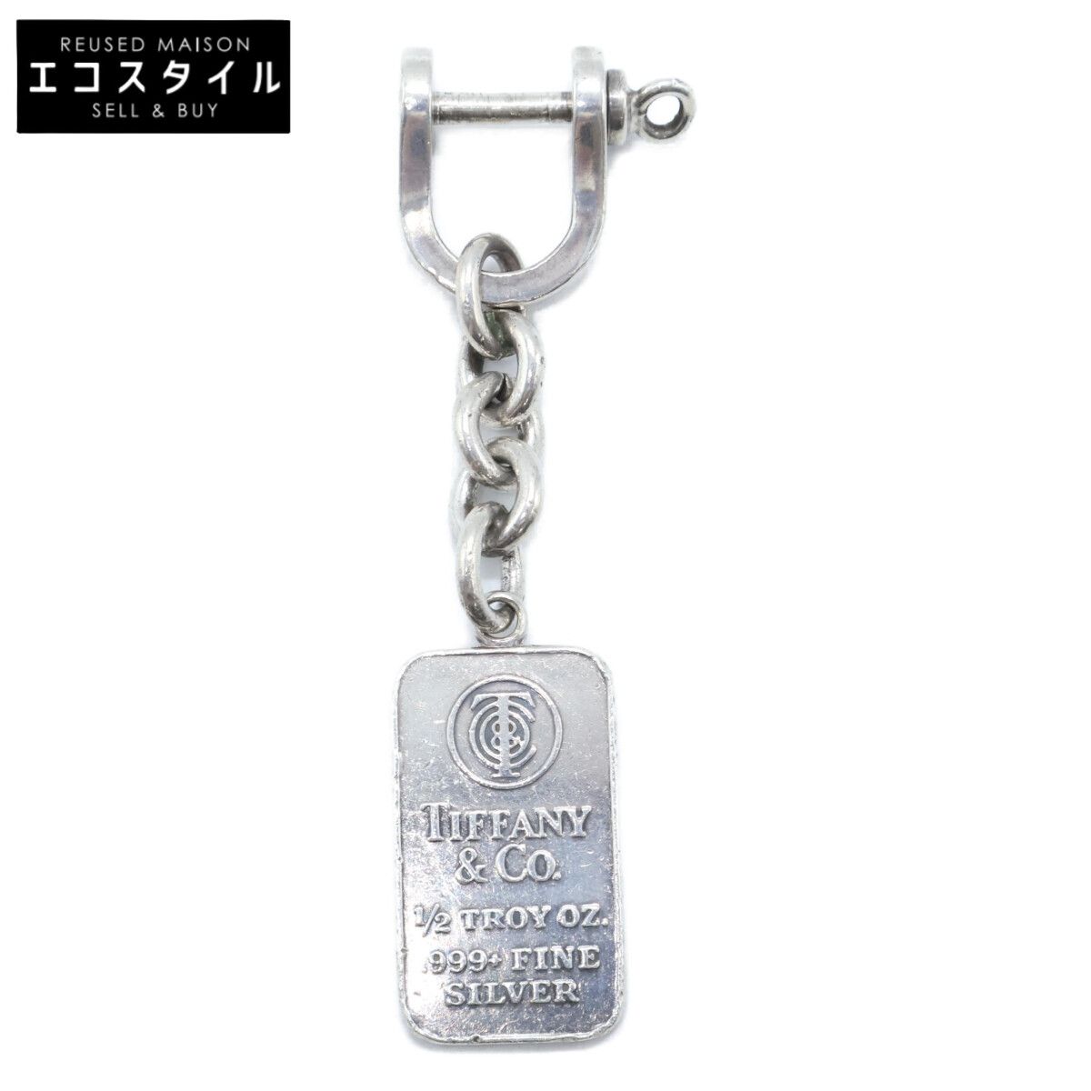 [Tc6] TIFFANY&CO. / 999インゴット シャックル キーリング TIFFANY&Co. ティファニー インゴット&シャックル キーリング sv999