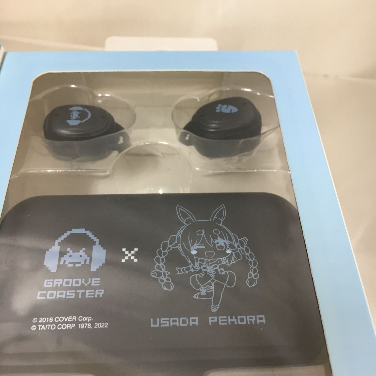 三沢店46-24-0514] 兎田ぺこら ワイヤレスイヤホン 「グルーヴ