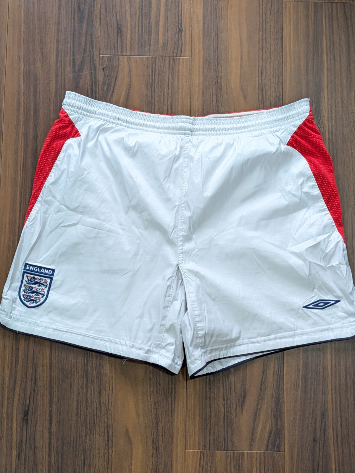 １９９９シーズン　イングランド代表　パンツ 90s UMBRO アンブロ イングランド代表 サッカーパンツ L 白 - メルカリ