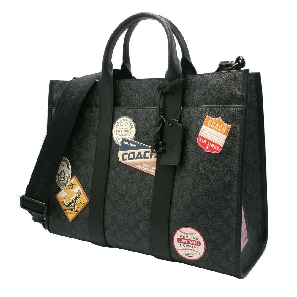 新品】コーチ バッグ トートバッグ COACH WESLEY シグネチャー パッチ