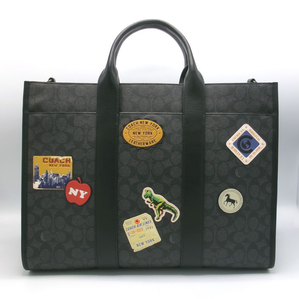 新品】コーチ バッグ トートバッグ COACH WESLEY シグネチャー パッチ 