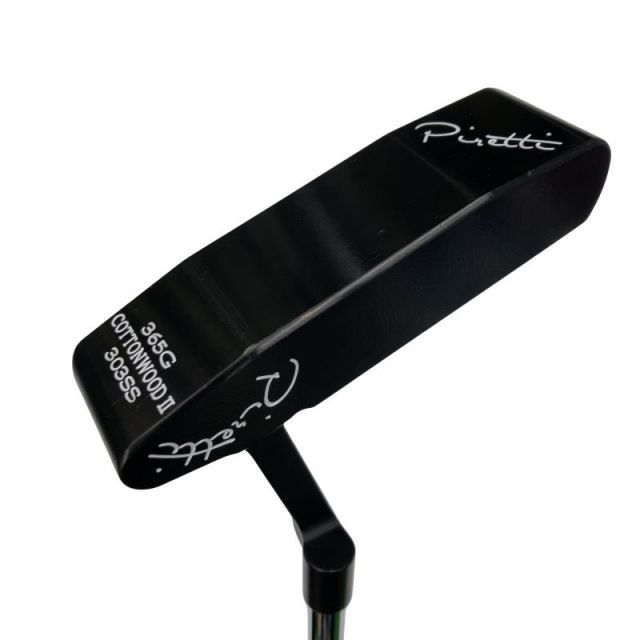 【中古】 Piretti Piretti MIDNIGHT BLACK COTTONWOOD II(365G) 34インチ パター PT スチール (フレックスその他) メンズ 男性用 右利き 右用 Bランク ゴルフクラブ