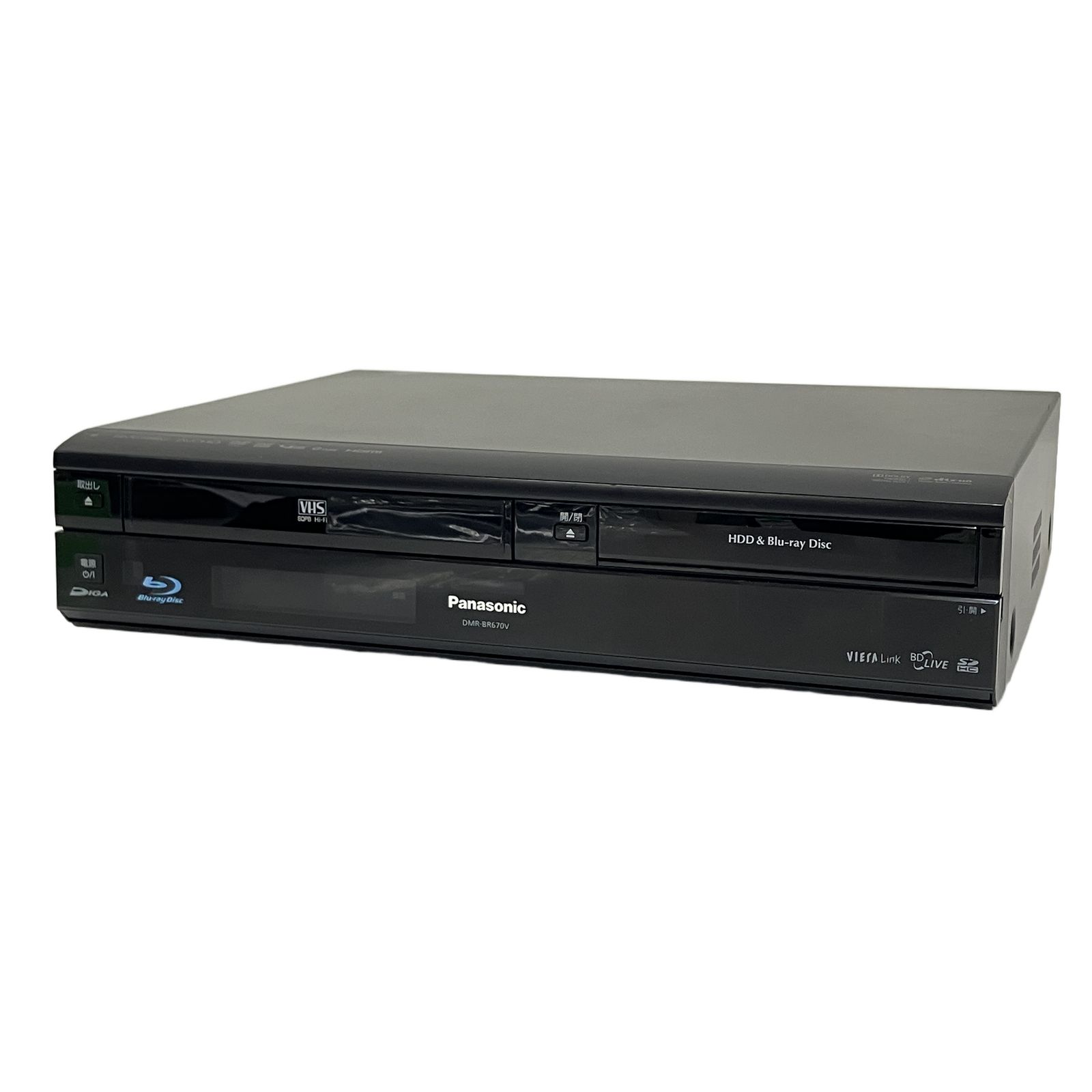 Panasonic DMR-BR670V VHS一体型ブルーレイレコーダー 2010年製 HDD 320GB 中古T11264868