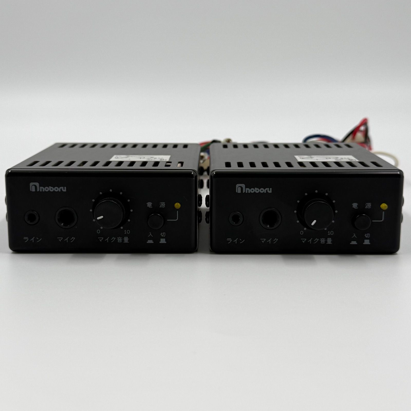 ノボル電機 マイク放送用アンプ YA-424B ダイナミックマイクロホン