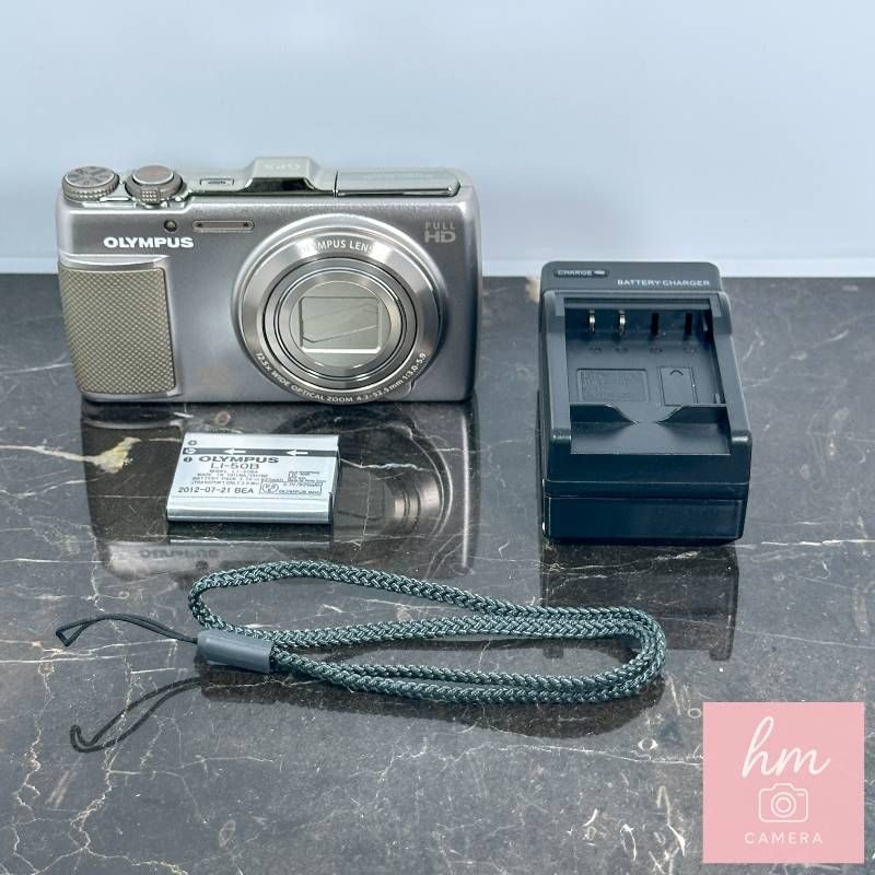 美品】OLYMPUS STYLUS SH-25MR ゴールド 1600万画素 光学12.5倍ズーム