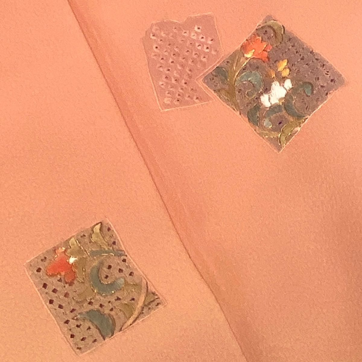 未使用 逸品 可憐 豪華 蘇州刺繍 スワトウ刺繍 正絹 訪問着 K1335
