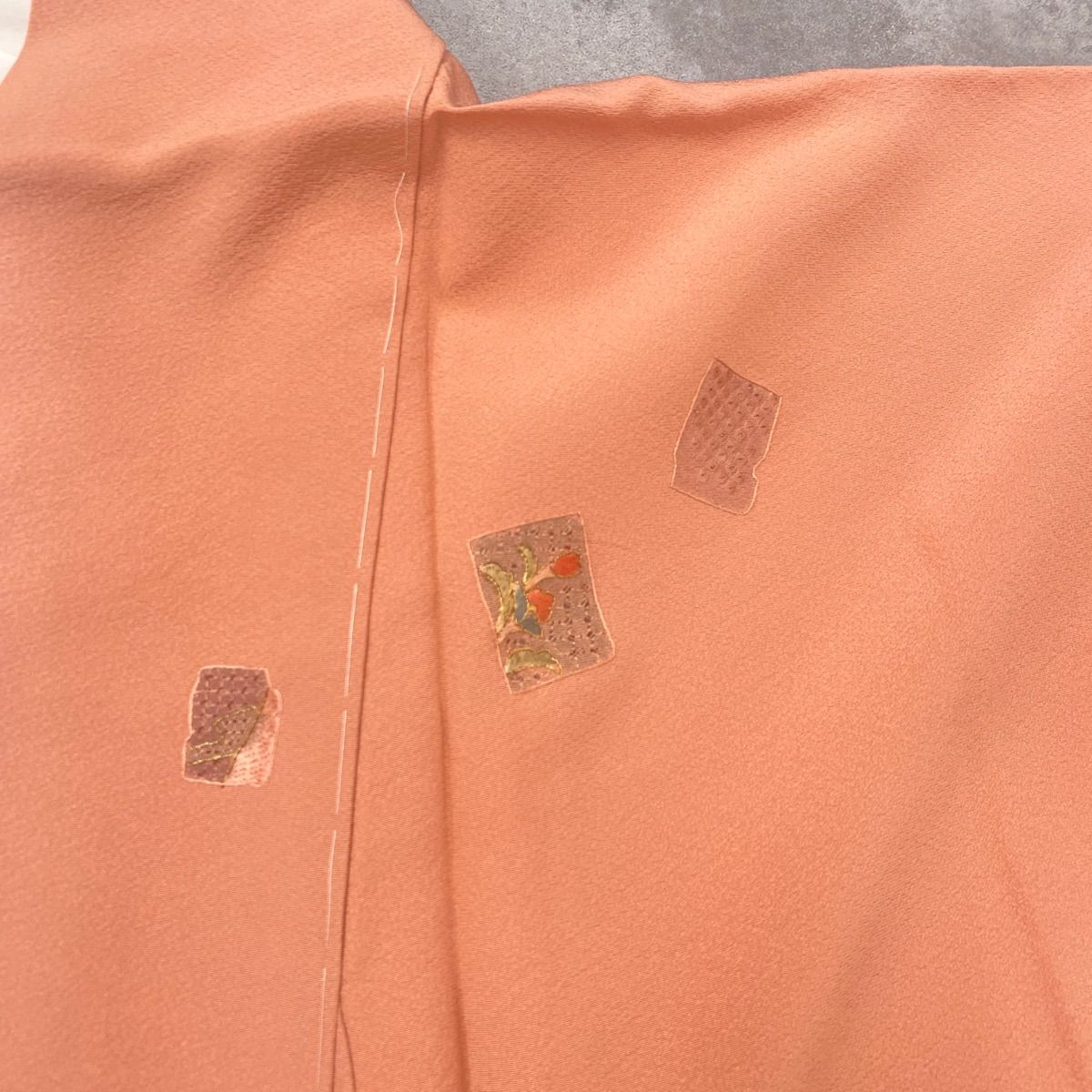 未使用 逸品 可憐 豪華 蘇州刺繍 スワトウ刺繍 正絹 訪問着 K1335