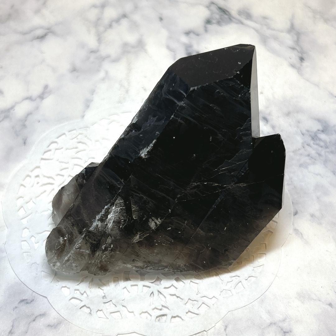 【E19790】 ブラジル産 クラスター スモーキークォーツ 煙水晶 天然石 鉱物 原石 パワーストーン 標本