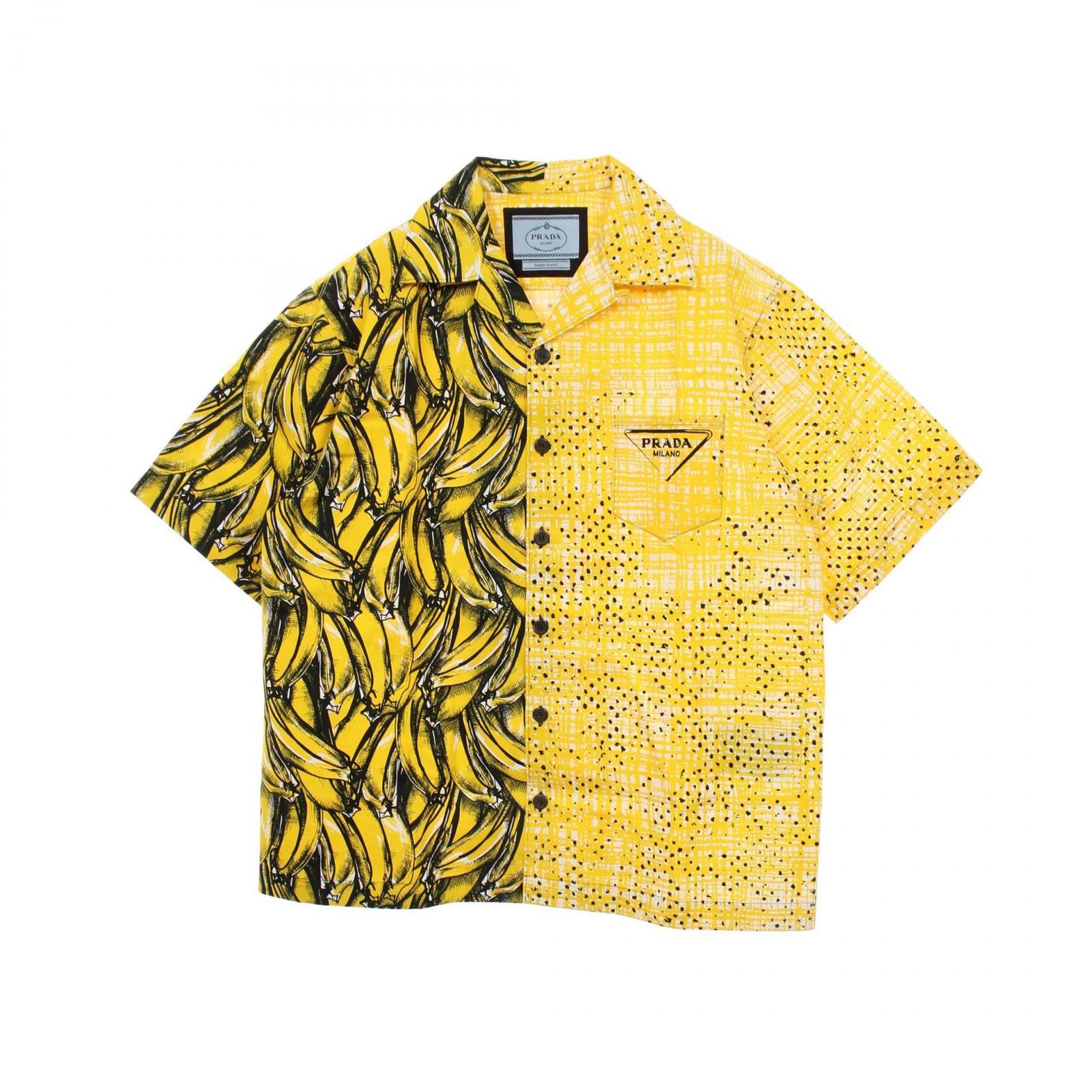 PRADA プラダ Double Match ダブルマッチ バナナ オープンカラー 半袖 その他トップス