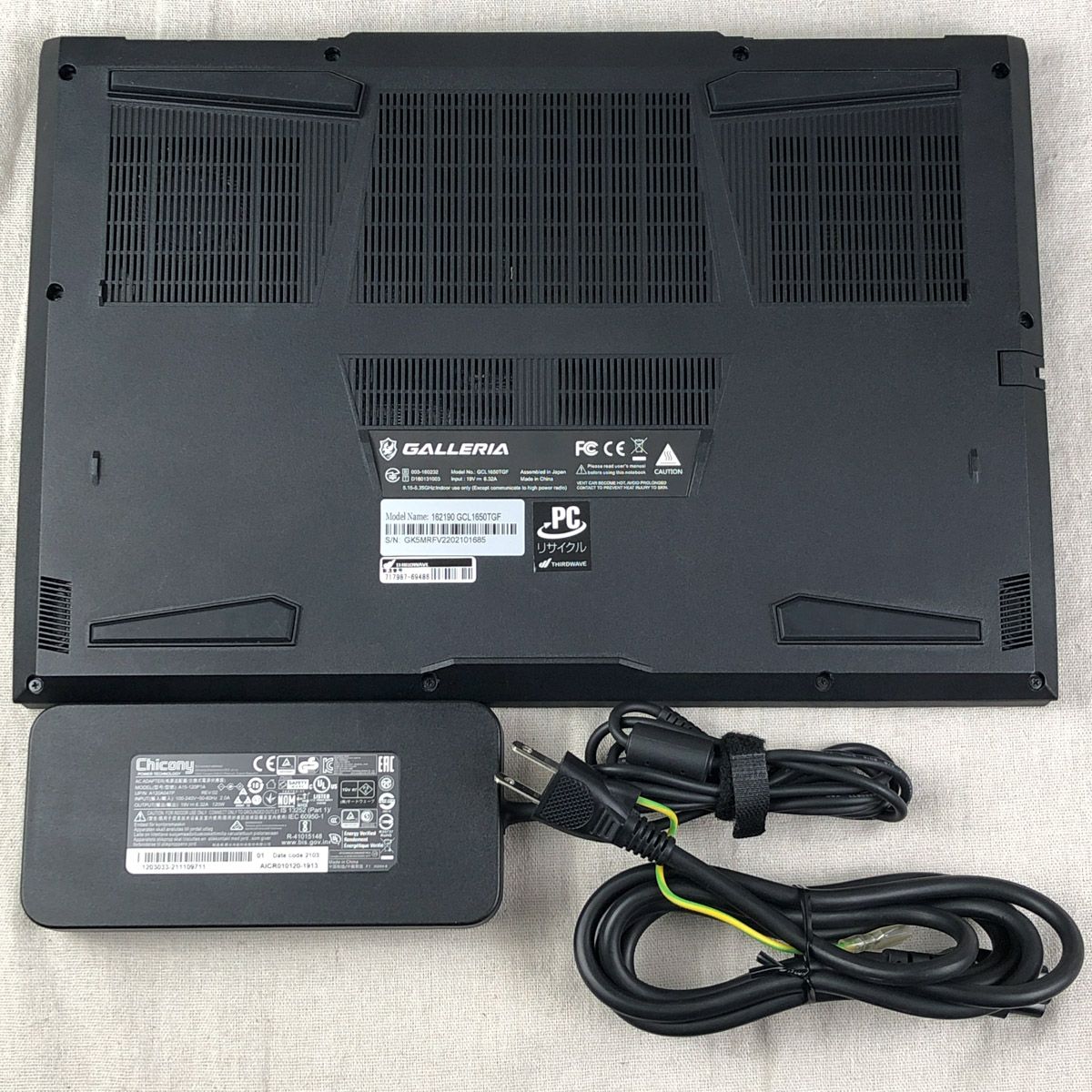 Galleria GCL1650TGF ジャンク品 ジャンク GALLERIA GCL1650TGF i5 GTX1650Ti 16GB SSD500GB - メルカリ