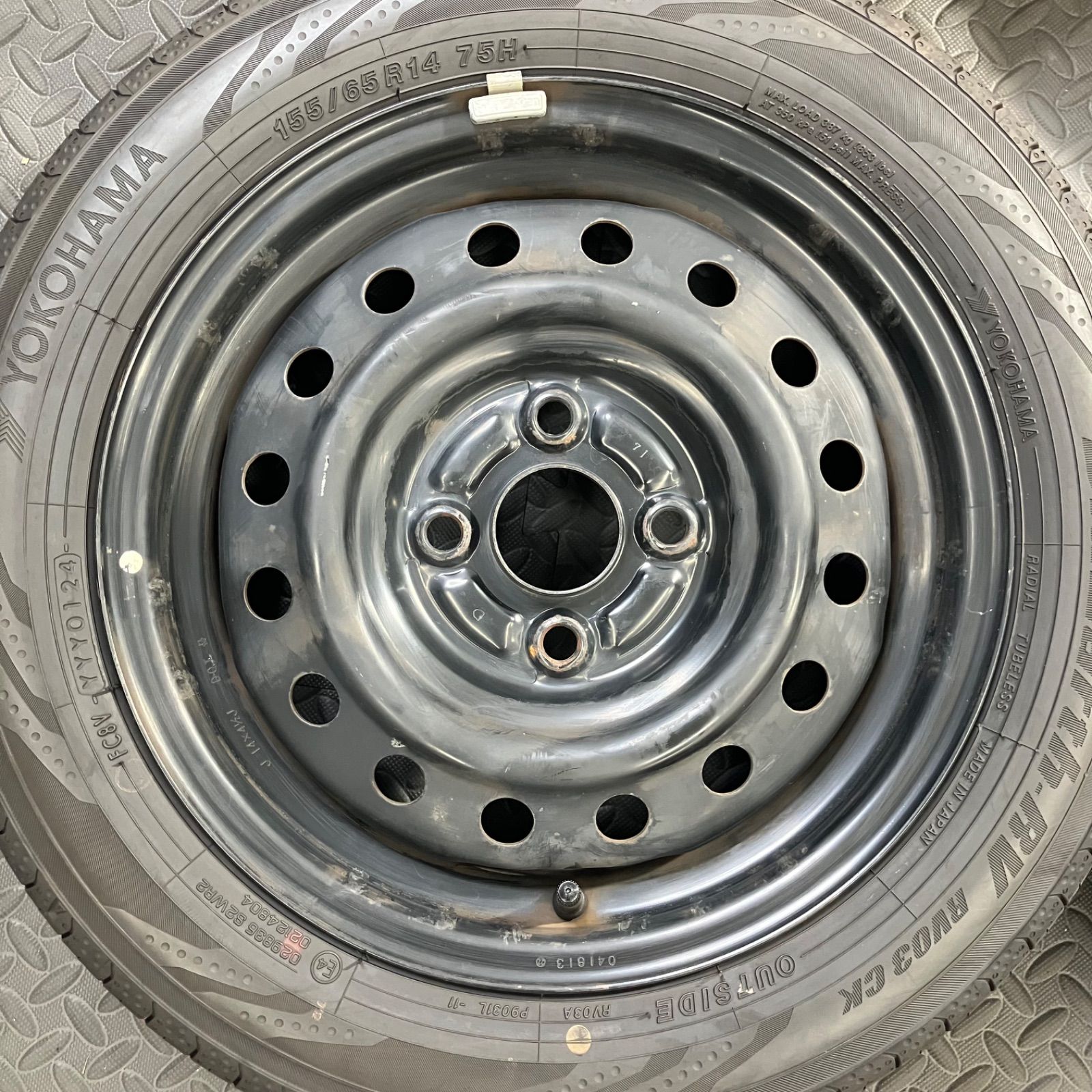 23/24年製 155/65R14 ヨコハマ ブルーアースRV3 スズキ アルト ワゴンR