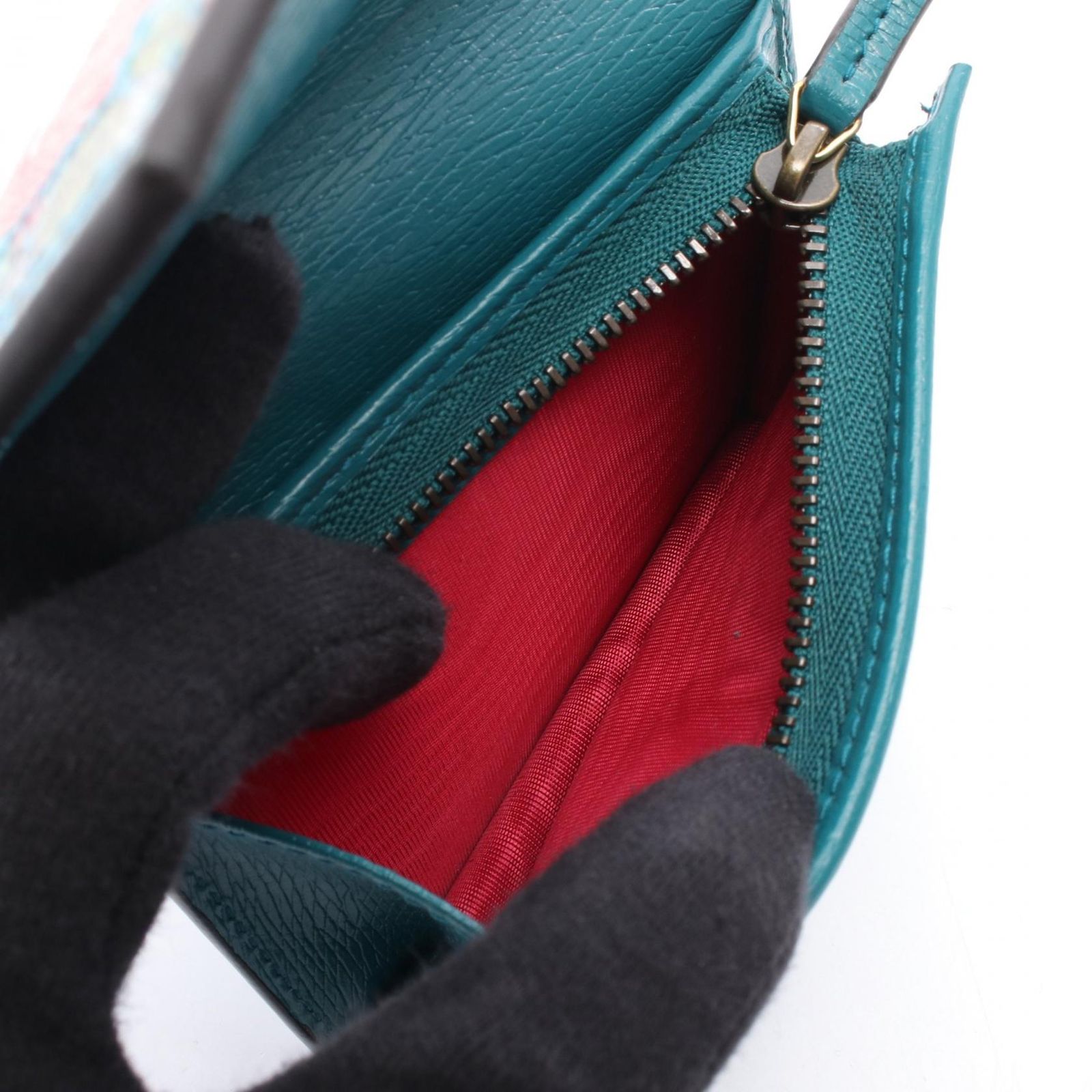 GUCCI グッチ GUCCI × ヒグチユウコ ダブルG バンブー 二つ折り財布
