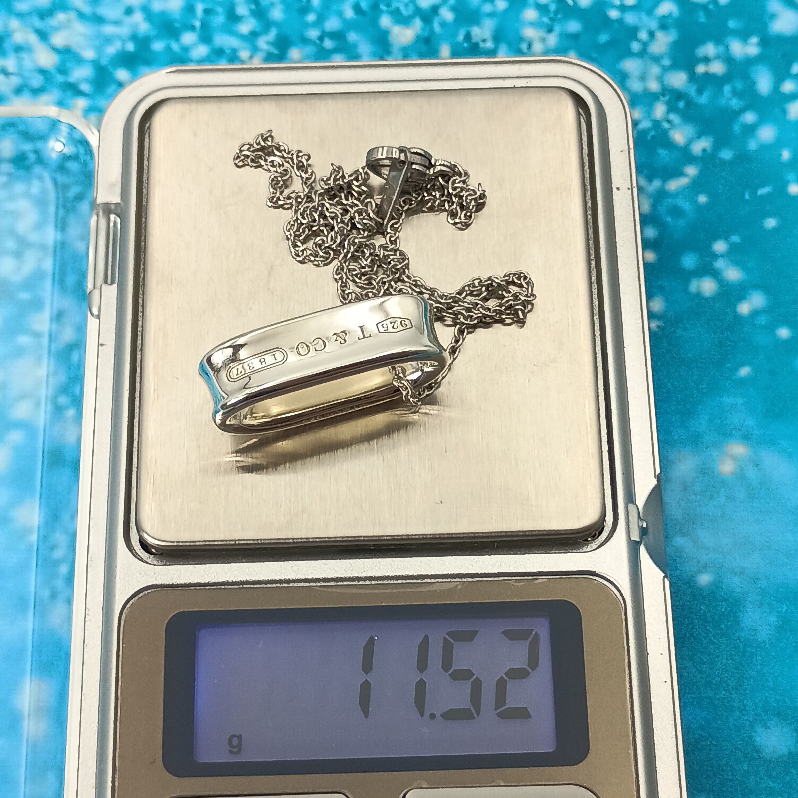 TIFFANY&Co. ティファニー ナロー オーバル ループ ネックレス 1837