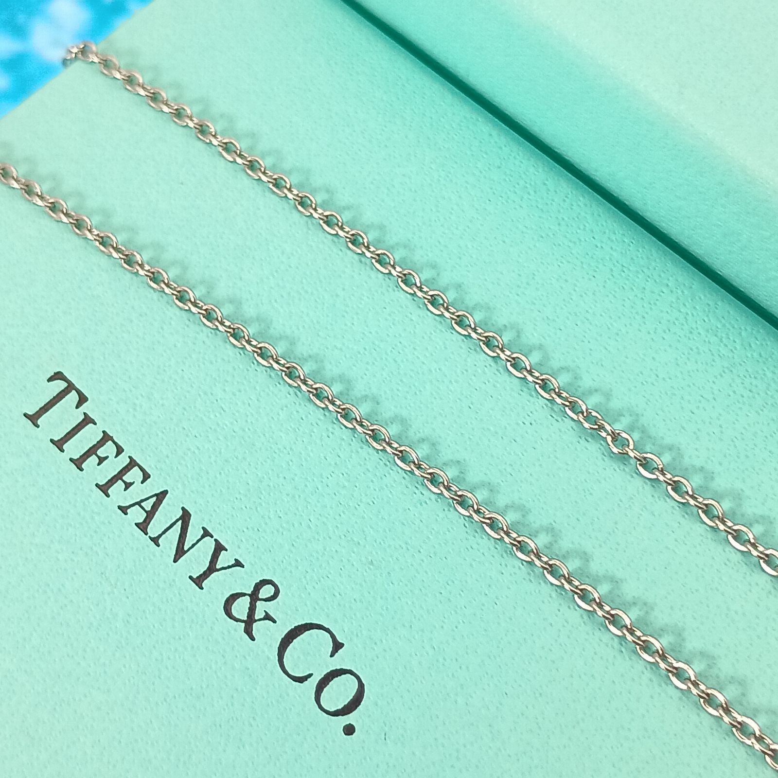 TIFFANY&Co. ティファニー ナロー オーバル ループ ネックレス 1837
