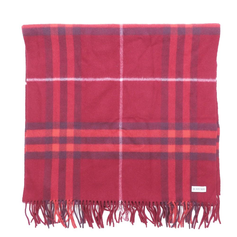 未使用 BURBERRY バーバリー ダニエル・リー カシミヤ100％ チェック柄 