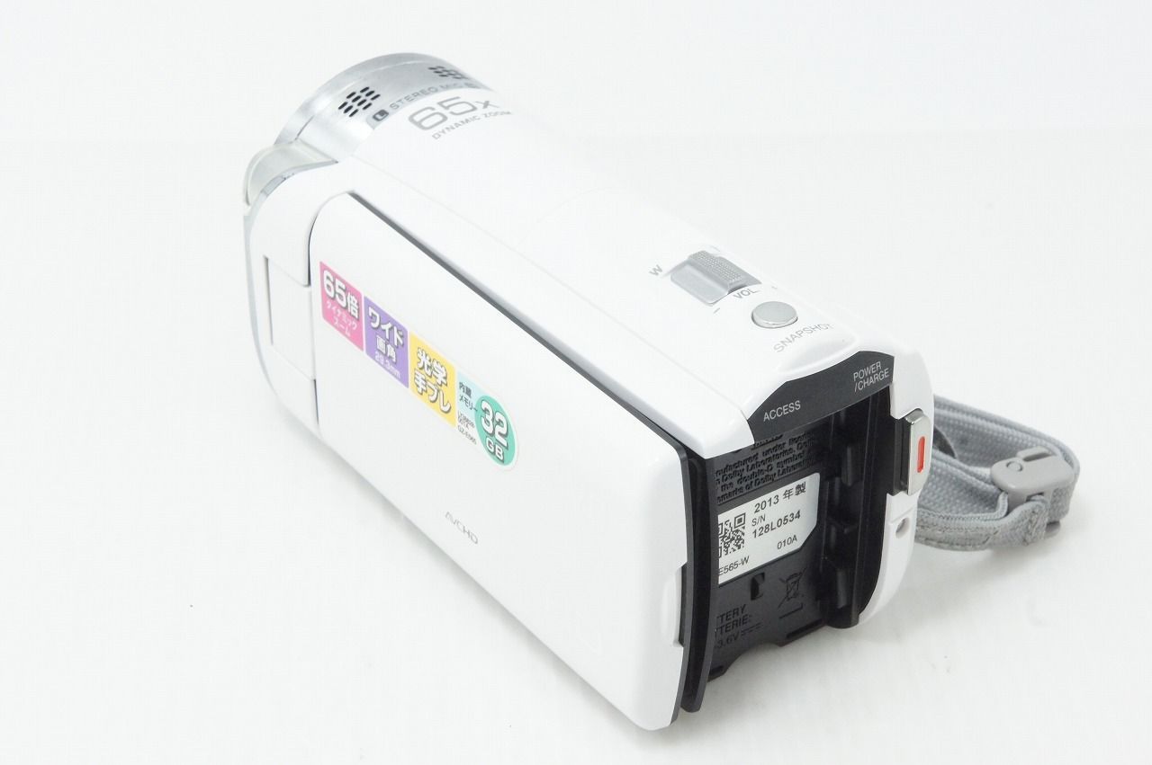 JVC ケンウッド Everio GZ-E565 デジタルビデオカメラ ホワイト 元箱付