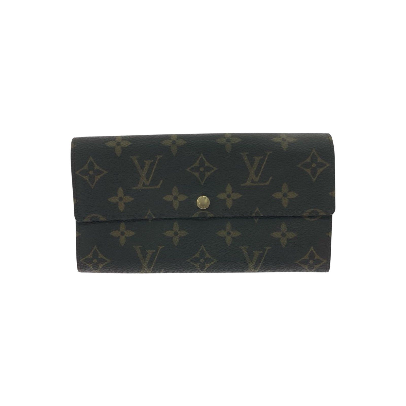LOUIS VUITTON ルイヴィトン レディース 長財布 モノグラム ポルトフォイユ カビ M61734 ブラウン