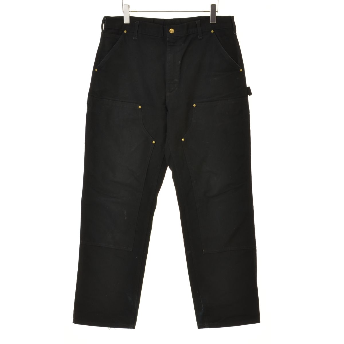 CARHARTT】USA製 B01 BLK ダブルニー ダックパンツ - メルカリ