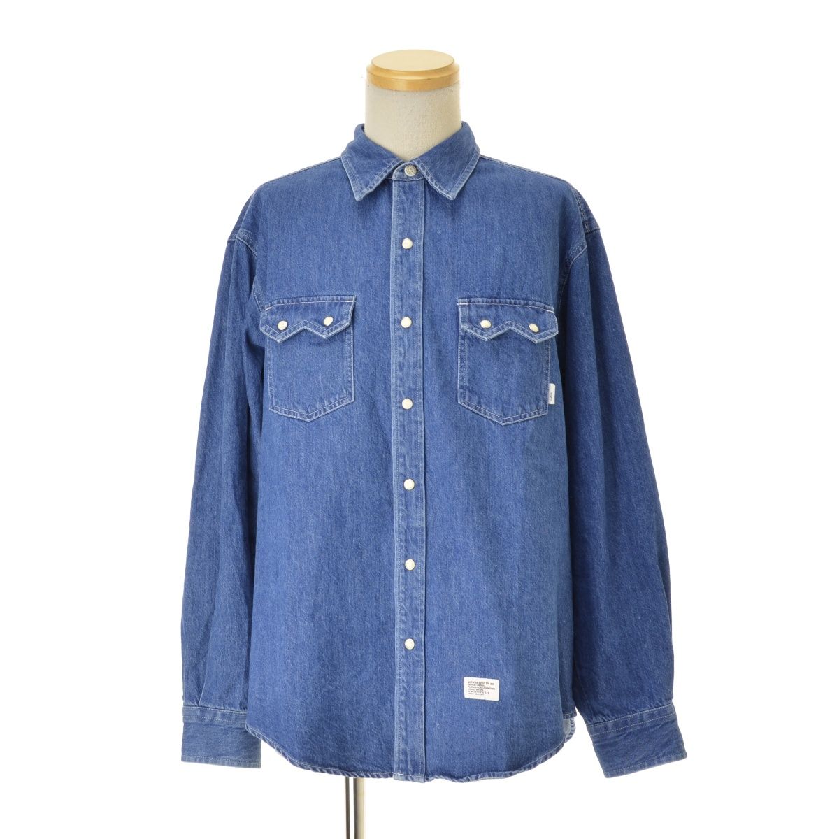 WTAPS】26SS 261CWDT-SHM03 ALLMAN / LS / COTTON. DENIM デニム長袖 