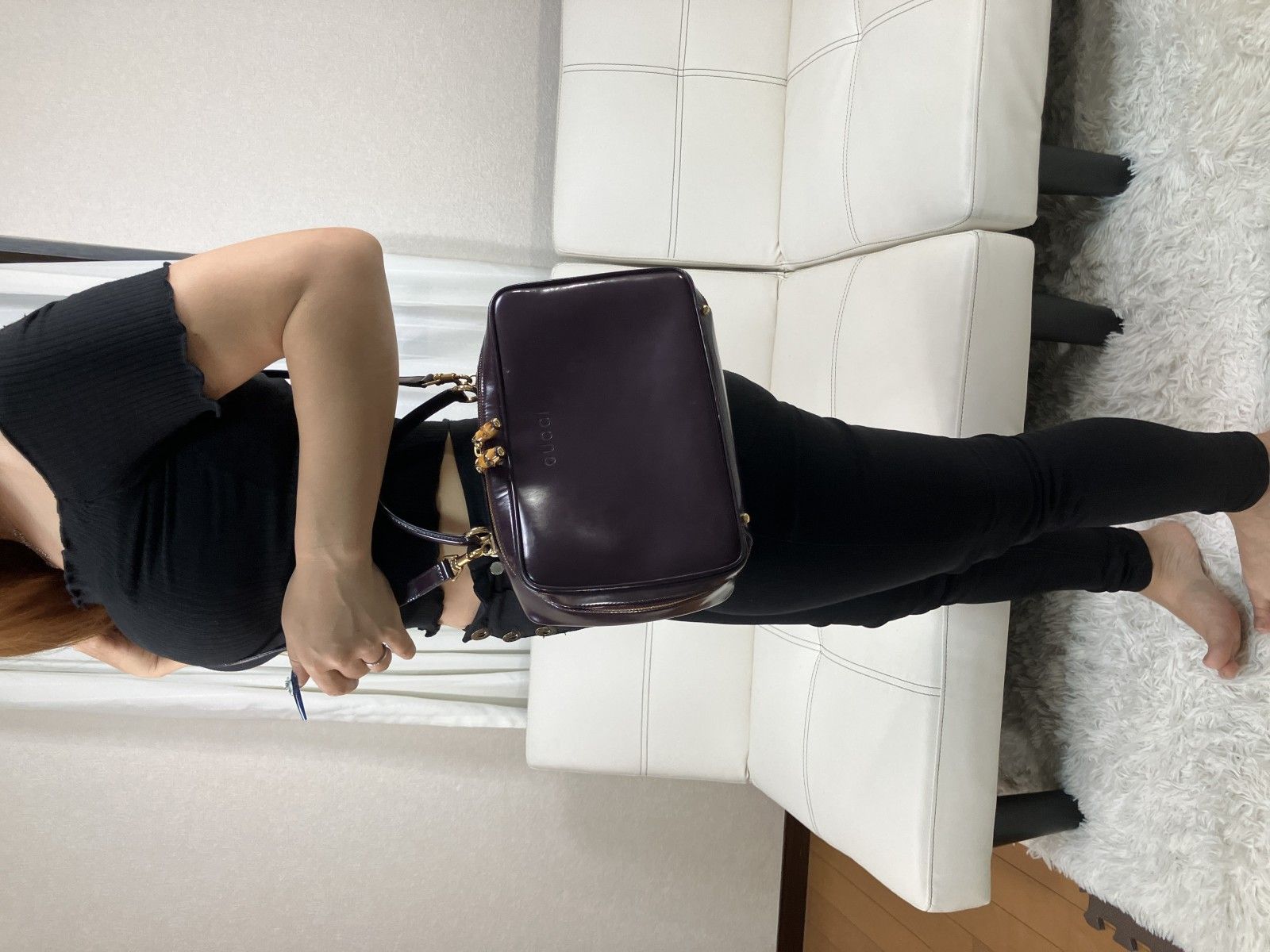 GUCCI グッチ ヴィンテージ 2WAY ハンドバッグ ショルダーバッグ