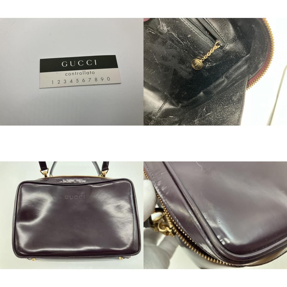 GUCCI グッチ ヴィンテージ 2WAY ハンドバッグ ショルダーバッグ