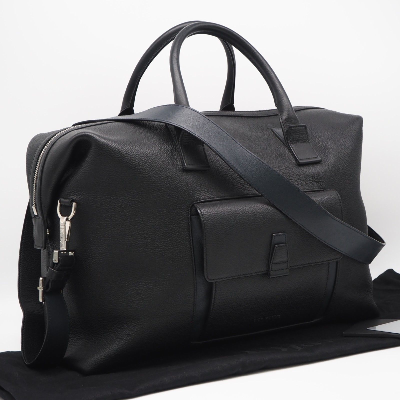 ★3日以内返品可★ 美品 DIOR HOMME ディオール・オム レザー 2WAYボストンバッグ - 2wayボストンバッグ ブラック ネイビー カーフレザー メンズ