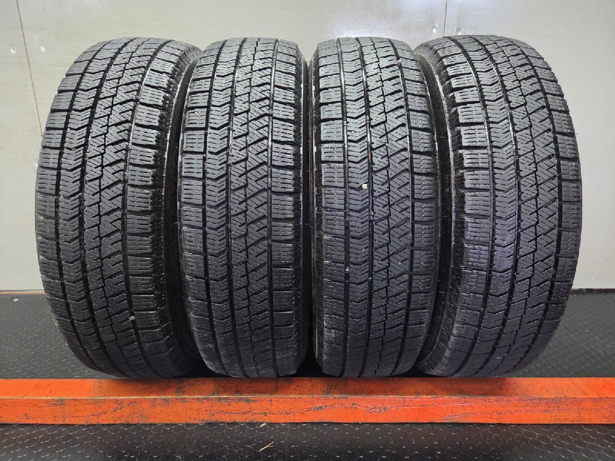 BRIDGESTONE BLIZZAK VRX2 155/65R14 14インチ スタッドレス 4本 21年製 バリ溝 ピクシスエポック ミライース ミラトコット等　(STD282)