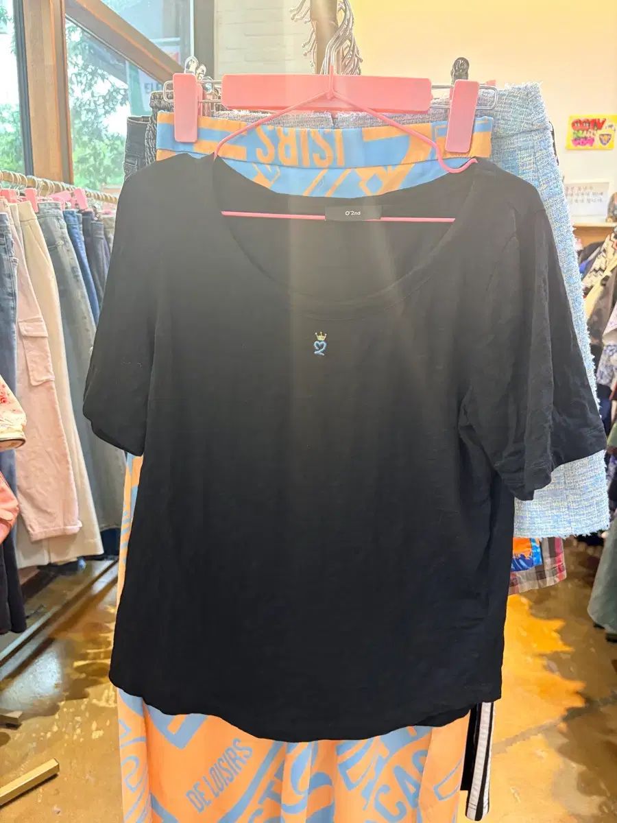 O'2nd オッズセカンド ブラック 半袖 Tシャツ