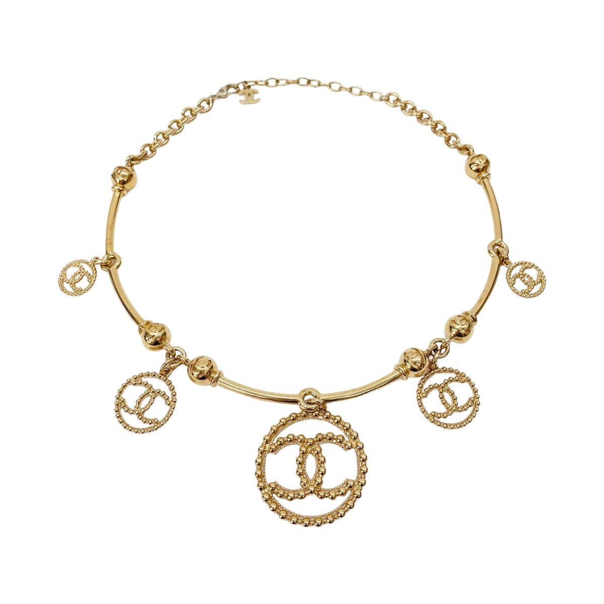 CHANEL シャネル アクセサリー チョーカーネックレス C22C ゴールド