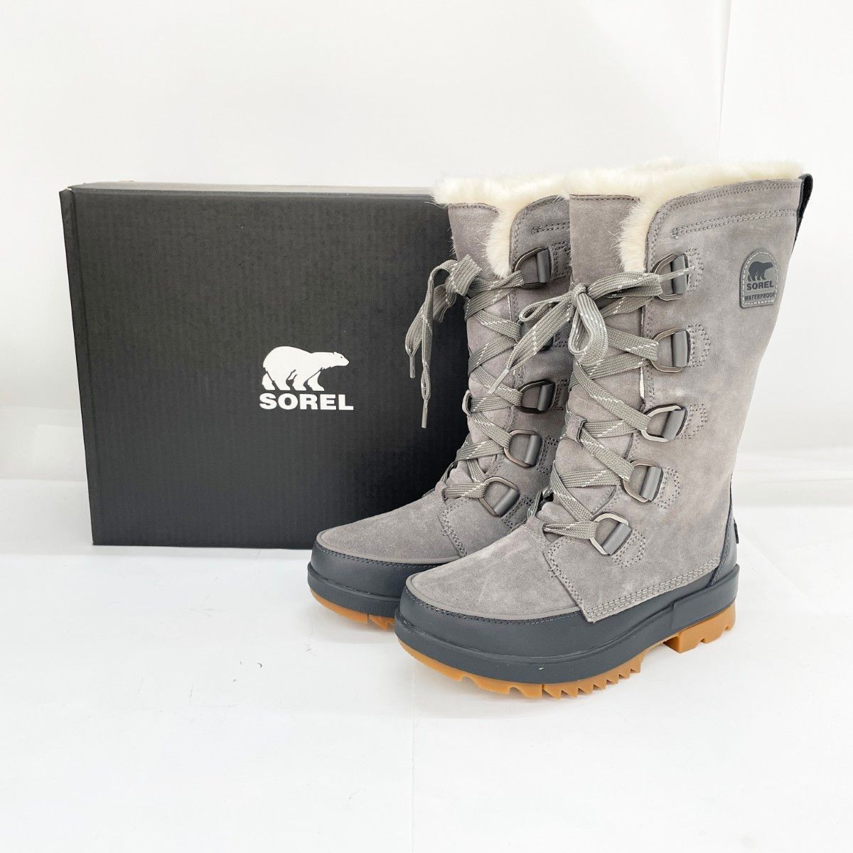 SOREL ソレル スノーブーツ レディース TIVOL IV TALL WP SIZE 24.5cm NL3426 グレー 8,360円