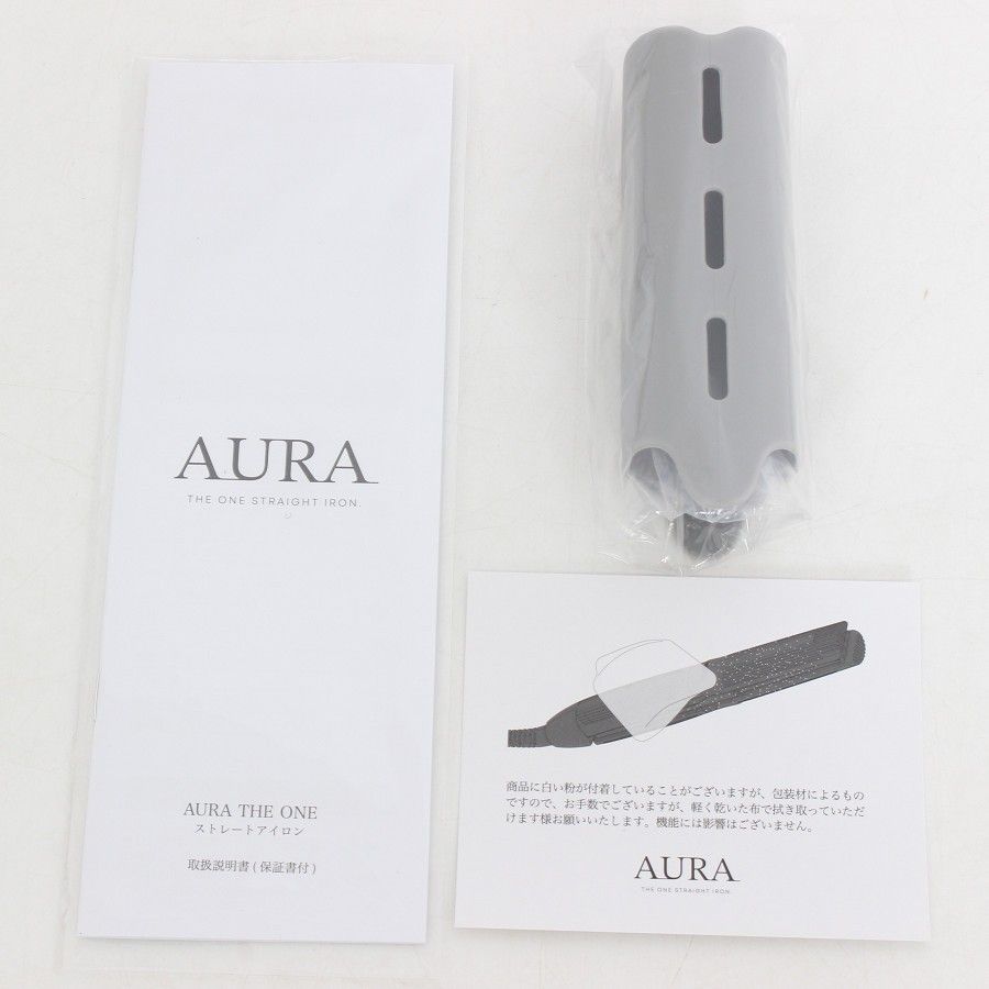 新品】AURA THE ONE STRAIGHT IRON LM-1236-BK ブラック ストレート