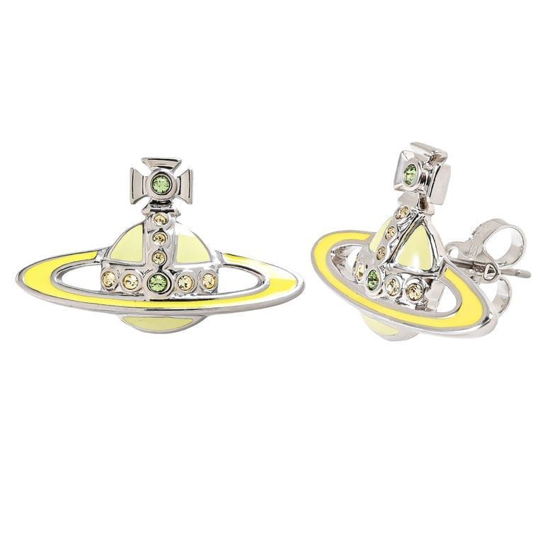 新品 ヴィヴィアンウエストウッド Vivienne Westwood ピアス イヤリング スモール ネオ バスレリーフ レディース シルバー イエロー ライトグリーン 6201003902P712 ジュエリー 14,664円