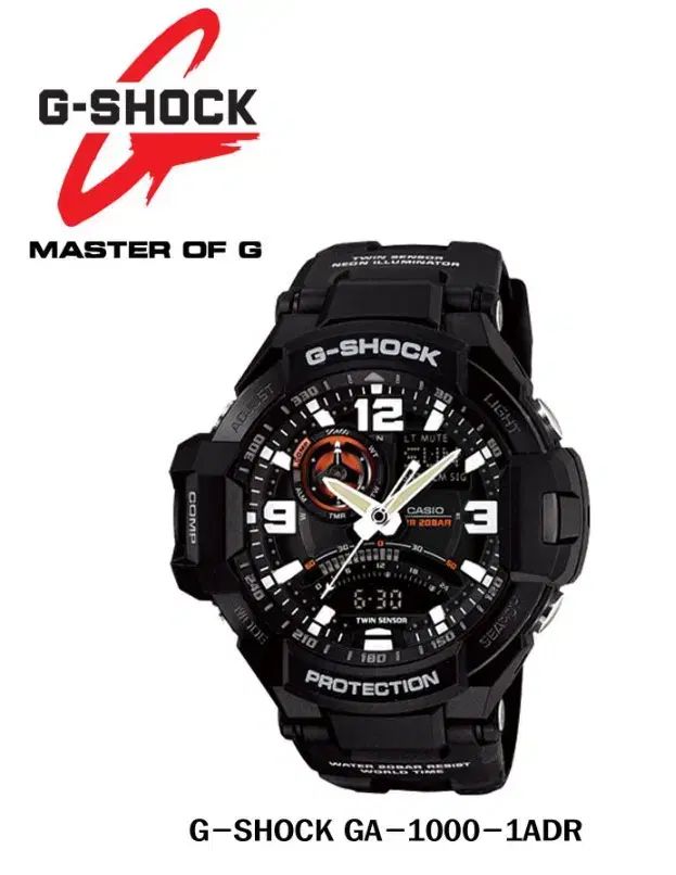 新品) CASIO G-SHOCK GA-1000-1ADR
