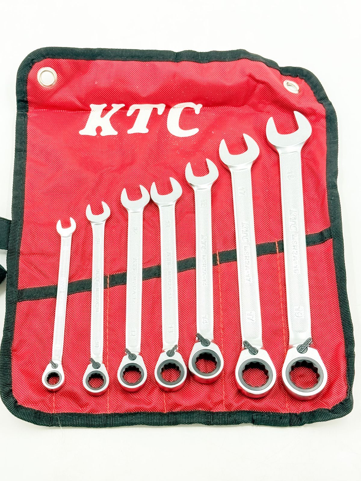KTC ラチェットコンビネーションレンチセット 8〜19mm 未使用美品