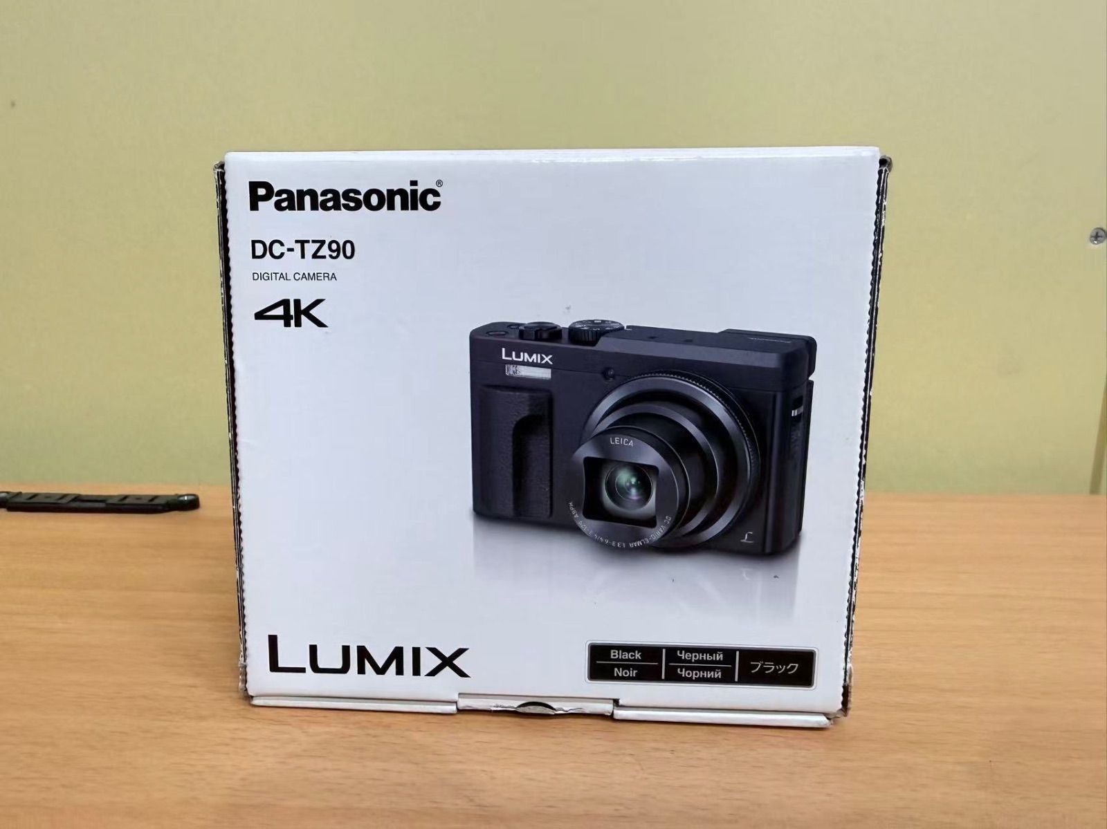 動作確認済 Panasonic LUMIX DC-TZ90-K ブラック デジタルカメラ 中古