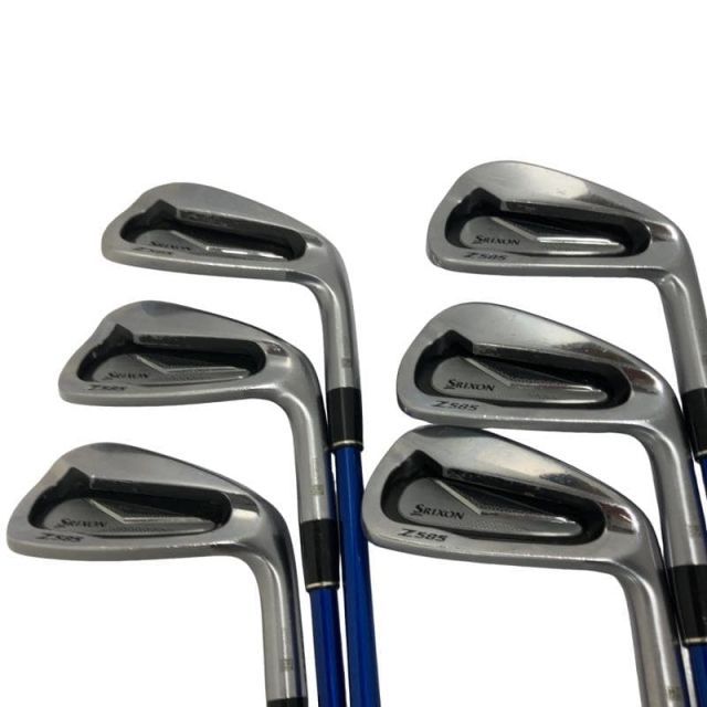 【中古】 ダンロップ SRIXON Z585 6S アイアンセット IR Miyazaki for IRON (フレックスS) メンズ 男性用 右利き 右用 Cランク ゴルフクラブ