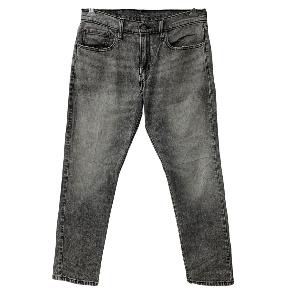 Levi's 502 デニムパンツ W32 グレー リーバイス ジップアップ 紙タグ アメカジ ジーンズ 2605-319