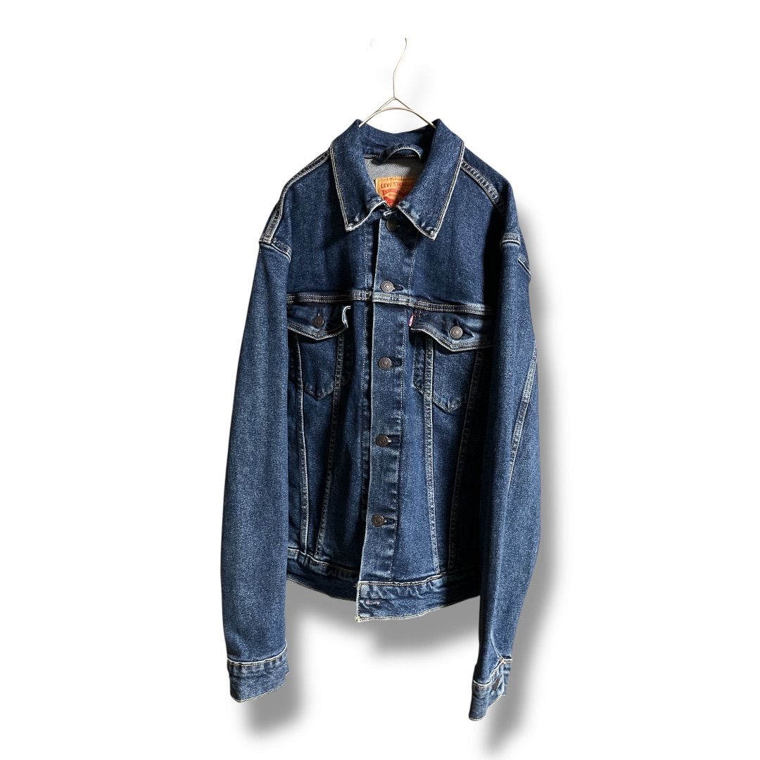 LEVI'S リーバイス 72334-0322 STANDARD デニムトラッカージャケット ジージャン 上着 長袖 羽織り アウター メンズ サイズS ネイビー 秋 ゴーゴー古着久喜倉庫店 51 No.K2003Y