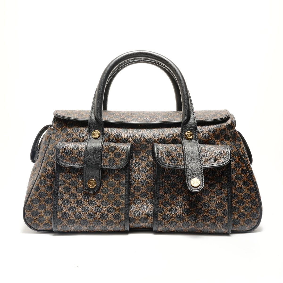 CELINE セリーヌ ハンドバッグ マカダム PVC【中古】