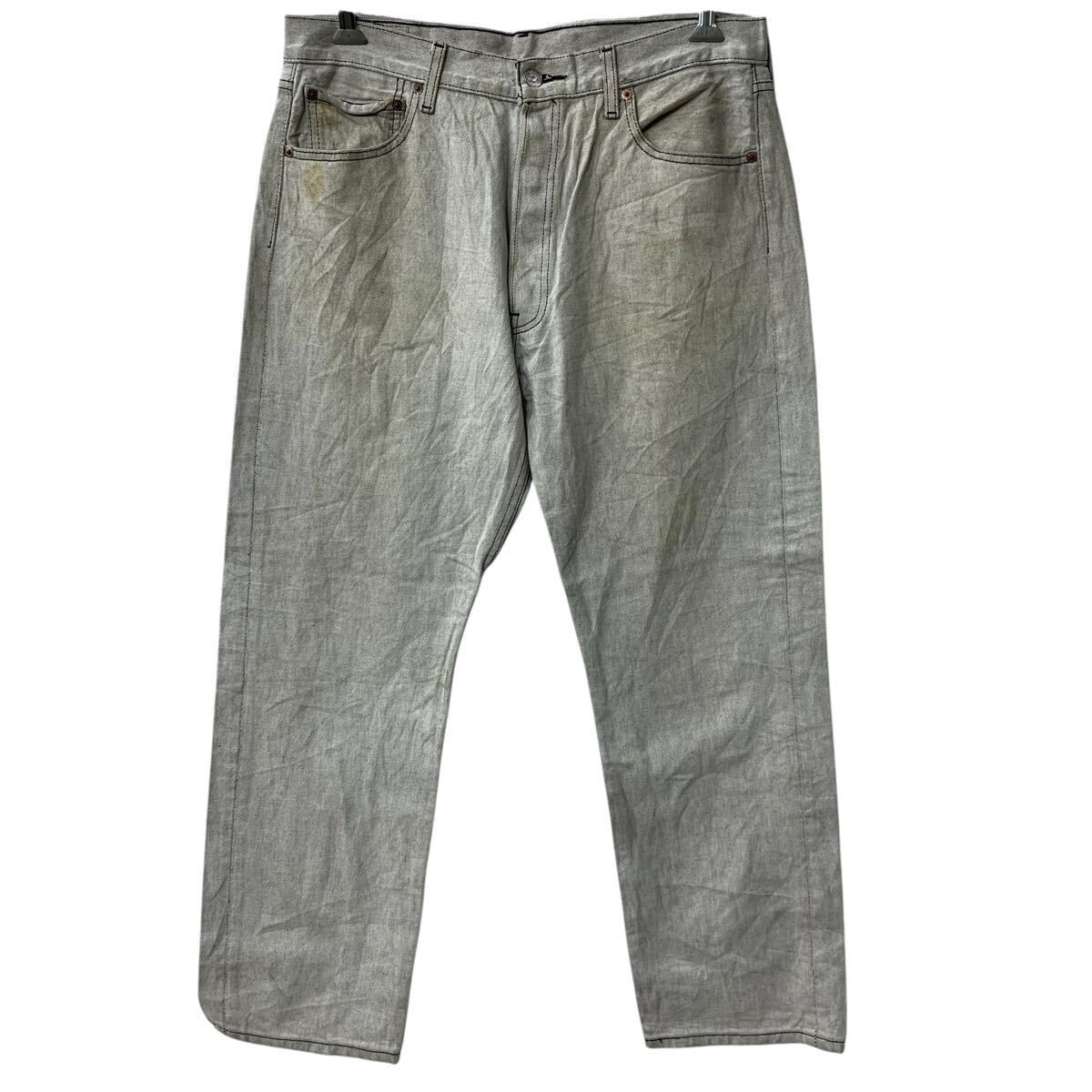 Levi's 501 デニムパンツ W36 ホワイト系 リーバイス ボタンフライ 紙タグ アメカジ デニム ジーンズ 2605-340 4,765円