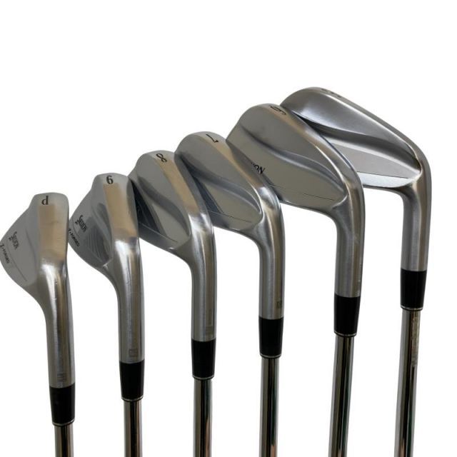 【中古】 ダンロップ SRIXON Z-FORGED 6S アイアンセット IR 純正特注シャフト (フレックスS) メンズ 男性用 右利き 右用 Cランク ゴルフクラブ