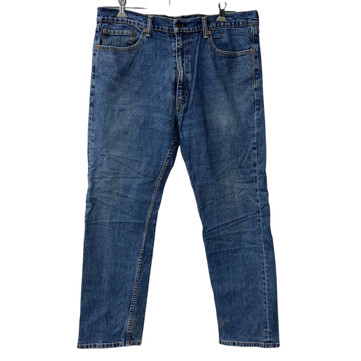 Levi's 505 デニムパンツ W40 ブルー リーバイス ジップアップ 紙パッチ ビッグサイズ アメカジ デニム ジーンズ 2605-360