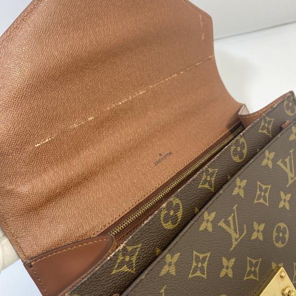 中古】LOUIS VUITTON モノグラム モンソー(内側劣化あり) M51185 R-D