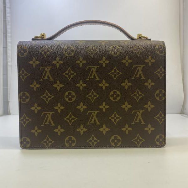 中古】LOUIS VUITTON モノグラム モンソー(内側劣化あり) M51185 R-D