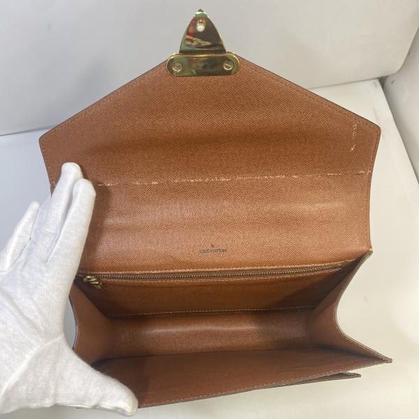 中古】LOUIS VUITTON モノグラム モンソー(内側劣化あり) M51185 R-D