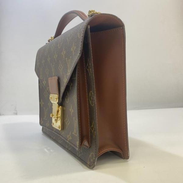 中古】LOUIS VUITTON モノグラム モンソー(内側劣化あり) M51185 R-D